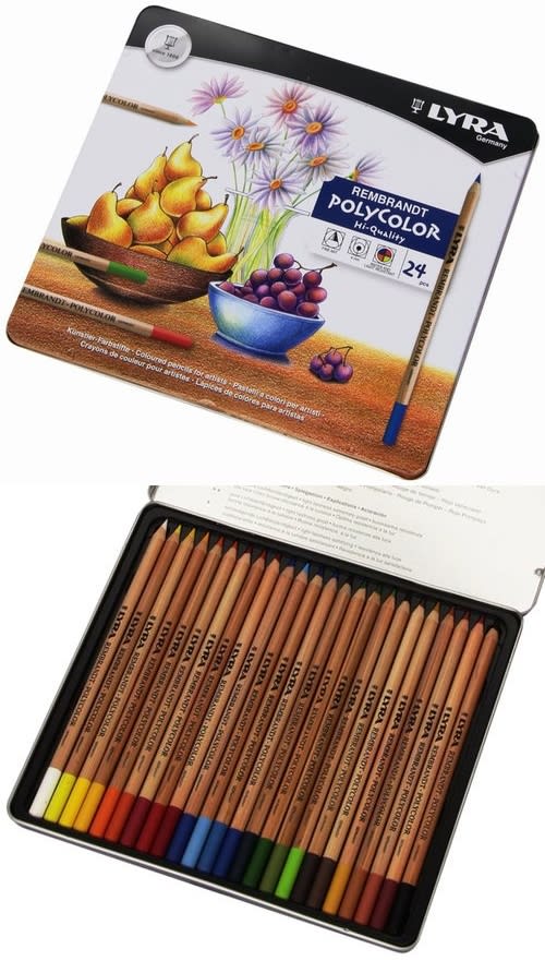 LYRA レンブラント ポリカラー 色鉛筆 72色 +2色 スプレンダー２本付 