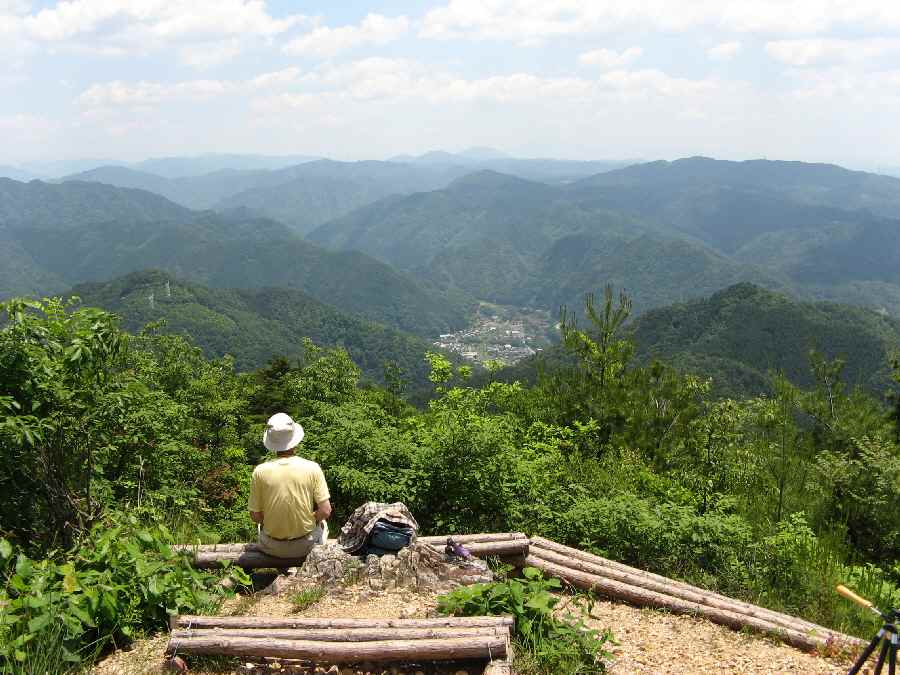 ３６０度眺望の山「納古山」への画像