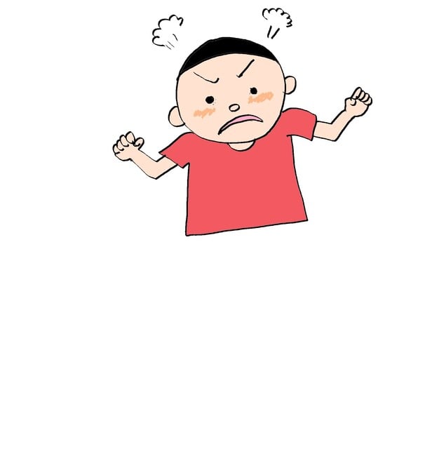 オノマトペ 怒りの感情 かんかん スーザンの日本語教育 手描きイラスト