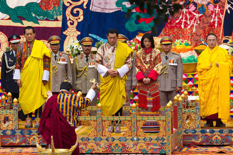ブータン国王挙式 世界の王室