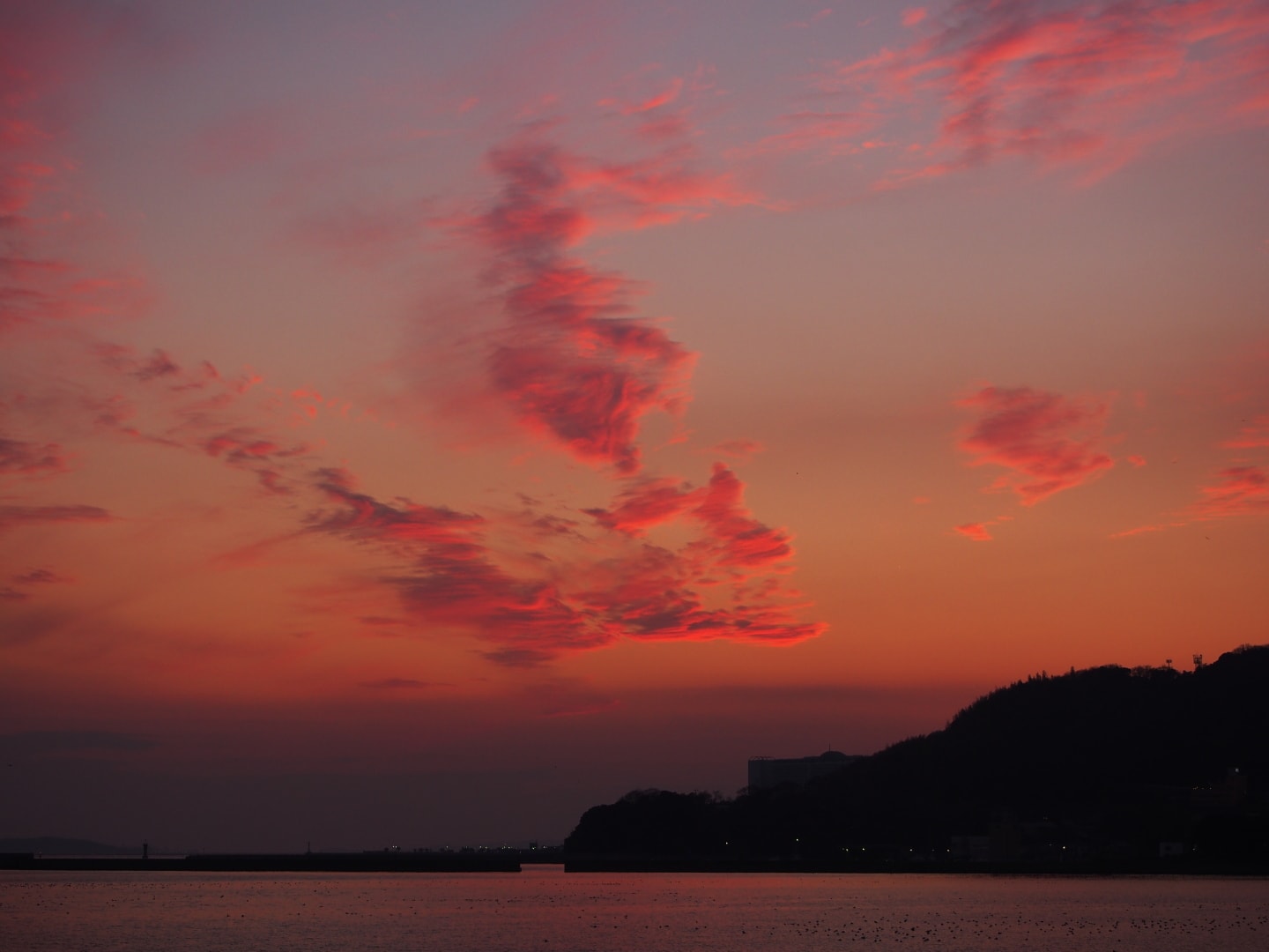 最近の夕景からの画像