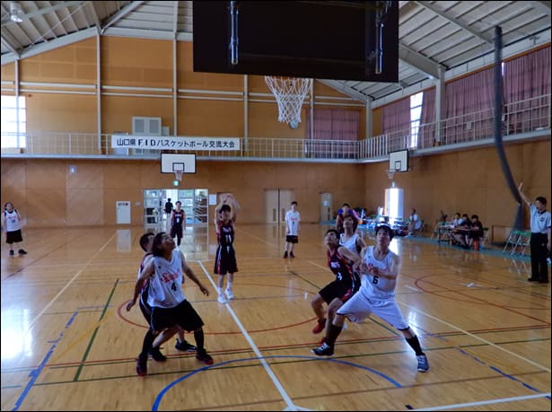 第9回萩交流大会 山口県fidバスケットボール連盟