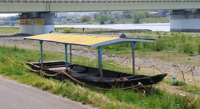 登戸宿の渡しを眺めながら ブランチ 駅の向こうの多摩川 馬頭琴日記