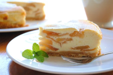 アップルシナモン チーズケーキ 四万十住人の 簡単料理ブログ