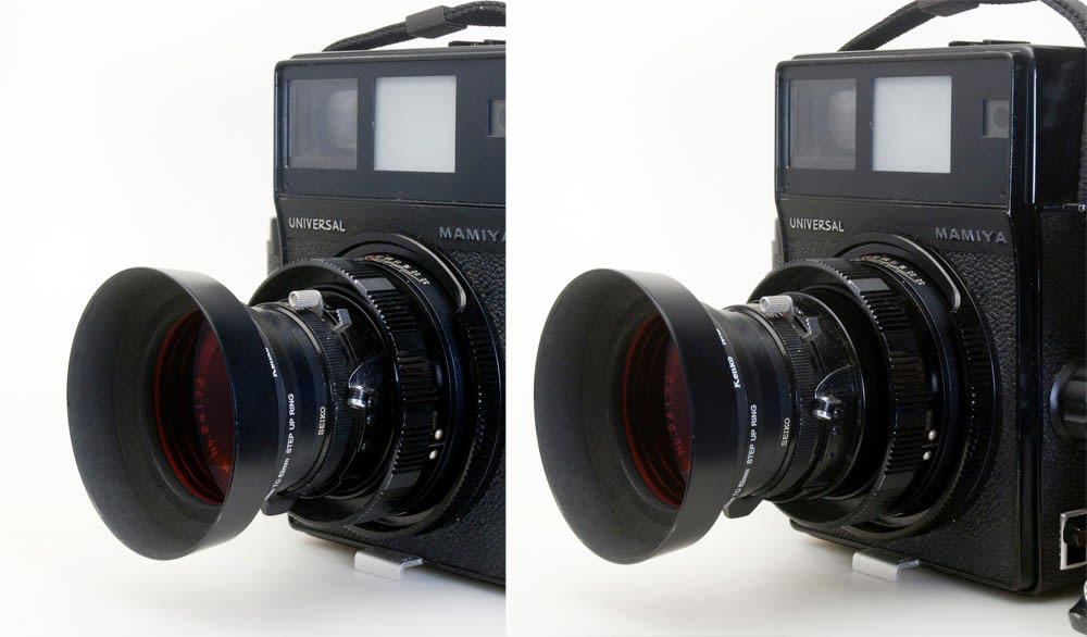 カメラ フィルムカメラ MAMIYA UNIVERSAL PRESS BLACK 撮影準備編 その2 （120・レンズ 