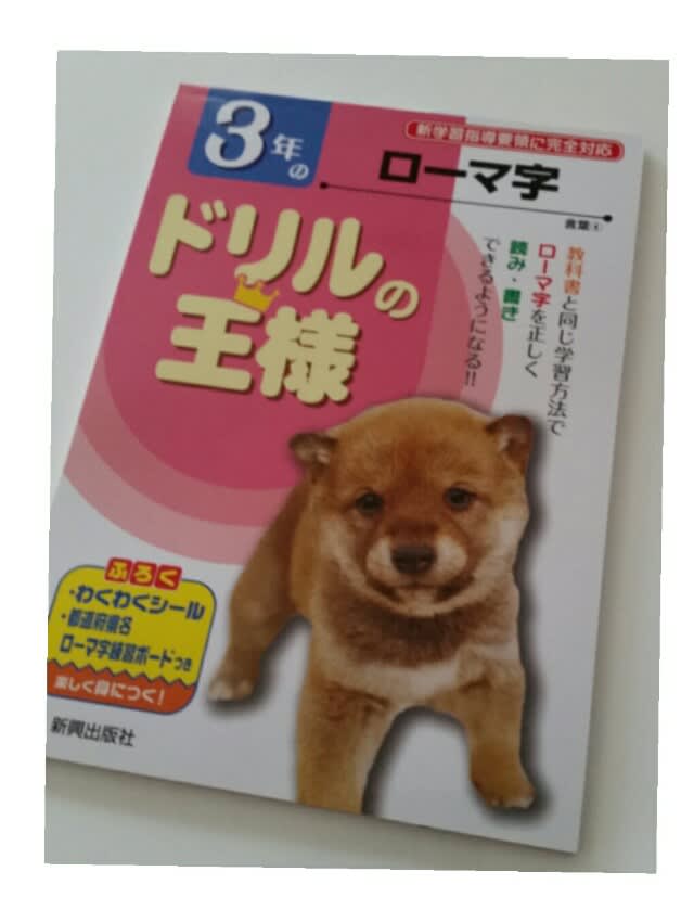 ドリルの王様 ３年のローマ字 レポ Diyなあたしんち