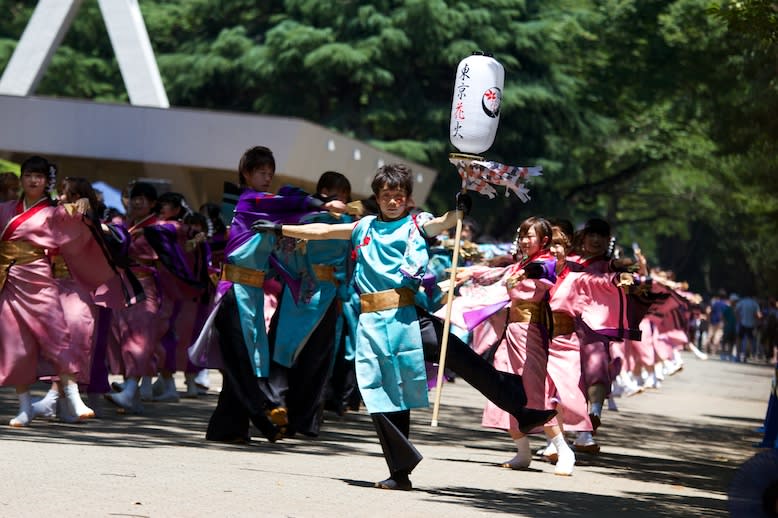 早稲田大学よさこいチーム東京花火 第9回 よさこい祭りin光が丘公園 こころのまま