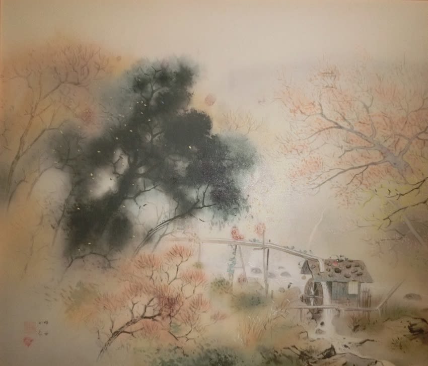 241203B 堂本印象 「白百合」　額装 白百合 | 新・古美術 高美堂（こうびどう） | 古美術・骨董