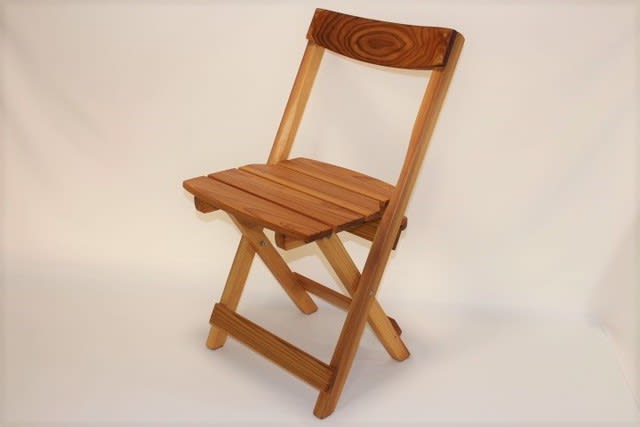 杉の折り畳み椅子 福島木工家具店