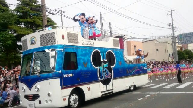 東京ディズニーシー15周年スペシャルパレードが酒田祭りにやって来た デジ旅