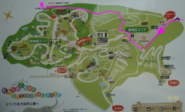 金沢自然公園マップ