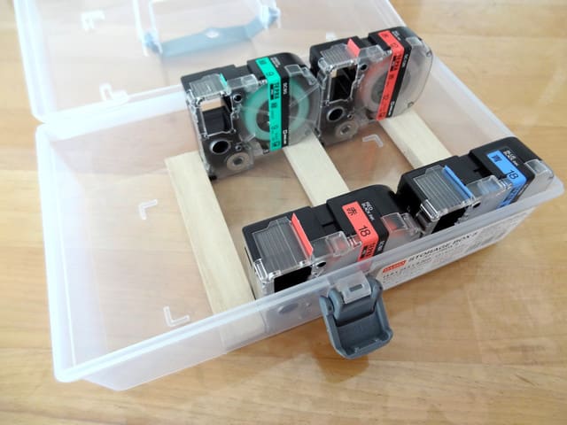テプラテープがすっきり収まるケース ｍｏｃａ研究所 Jl1mca 無線とコンピュータのblog