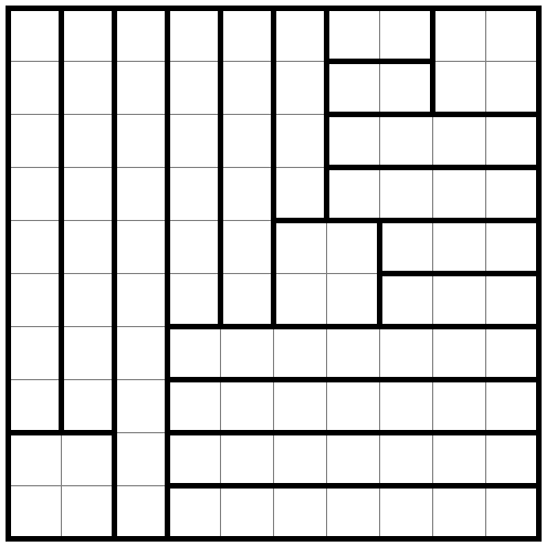 川へやわけ 数字なしへやわけの一種 の具体的な解説 パズル蔵