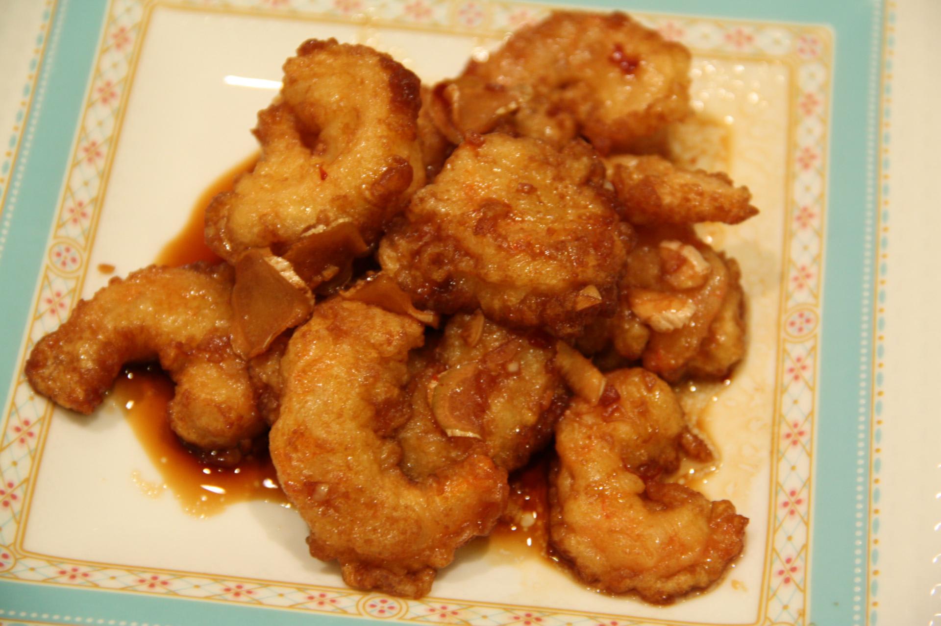 海老の天ぷらしょう油炒め えびのてんぷらしょうゆいため きっちんさんの簡単料理
