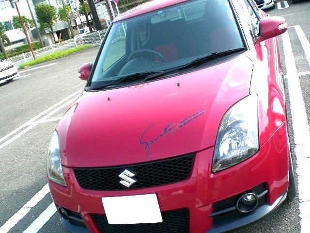スズキ半年点検 Suzuki Sports Mindステッカー プチいじり他 真っ赤なスイフトスポーツと暮らす With Dream50 Bianchi