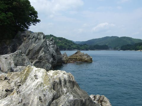 茶色くなっている大理石
