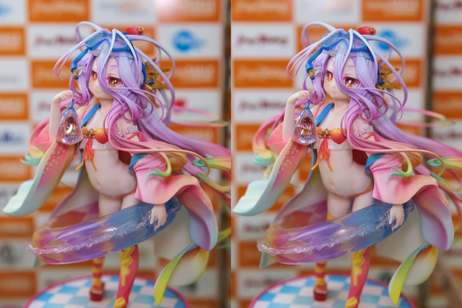 Phat ノーゲーム ノーライフ 白 サマーシーズンver サンプル展示 3dの立体視でフィギュアを眺めるブログ 空き家