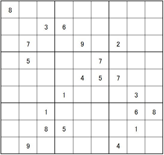 世界一難しい問題 を解く ナンプレふぁんのひとりごと 世界一難しい問題 を解く ナンプレふぁんのひとりごと