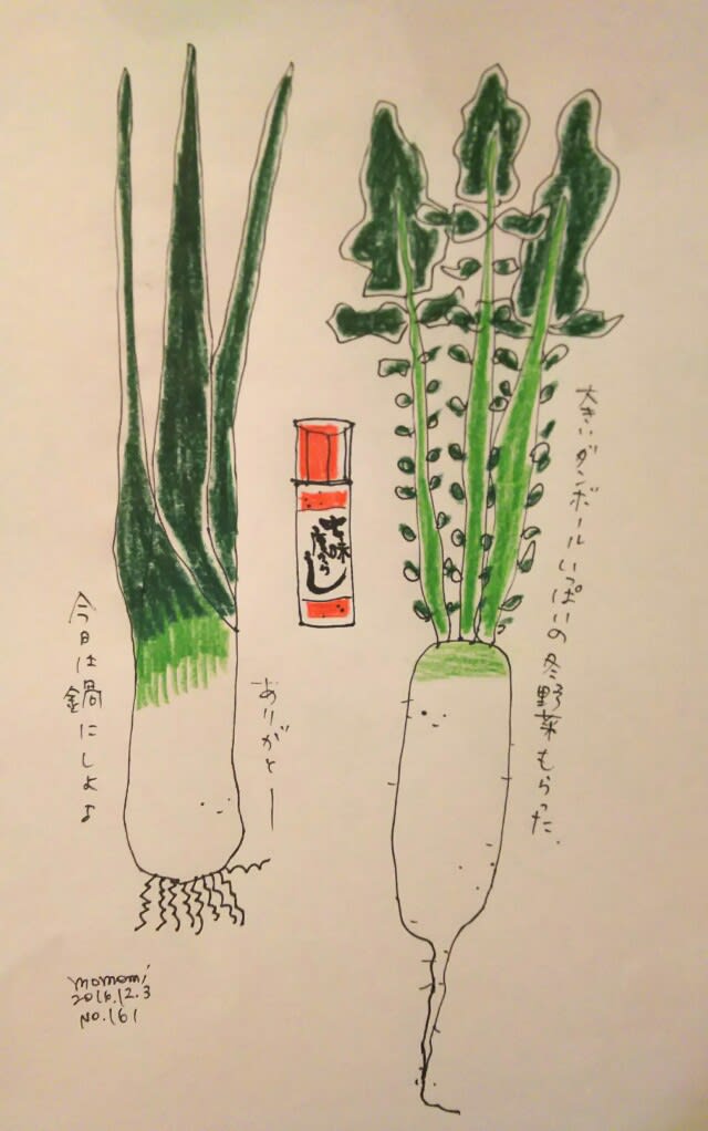 冬野菜 絵描き ももみのブログ