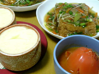 ヨシケイの茶碗蒸しと あんかけ厚揚げ 日々の暮らし