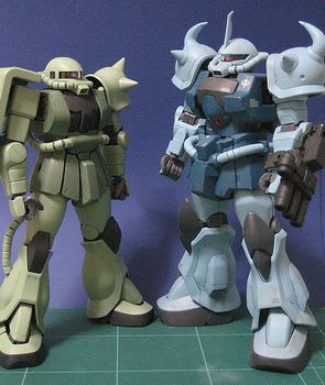 注目ブランド Mgガンプラ ガンダム ザク グフ プラモデル