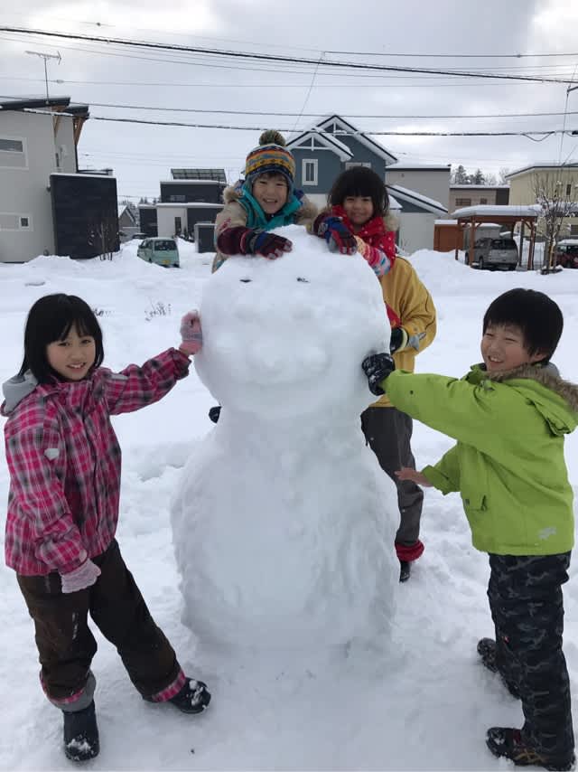 アンパンマン雪だるま ブログdeアヤコル
