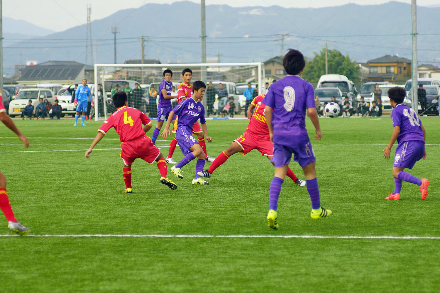 全国高校サッカー選手権佐賀大会 準々決勝 むらのっちの風に吹かれて