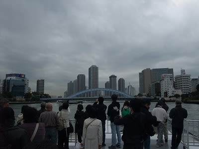 船上から体験 東京水辺ラインのイベントに参加 時間は横軸