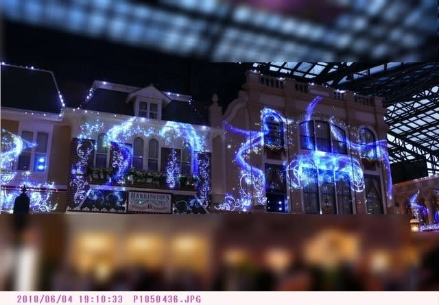 プロジェクションマッピング プリンセスバージョン ディズニーランド セレブレーションストリート 都内散歩 散歩と写真 プロジェクションマッピング プリンセスバージョン ディズニーランド セレブレーションストリート 都内散歩 散歩と写真