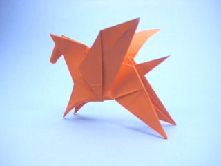 折り紙のペガサス 創作折り紙の折り方