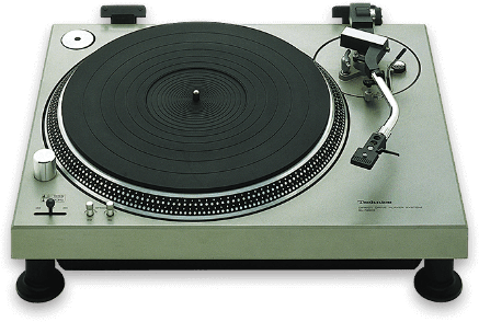 動作品 初代 Technics SL-1200 D.D. レコードプレーヤー-