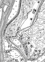 射撃場周辺の地図