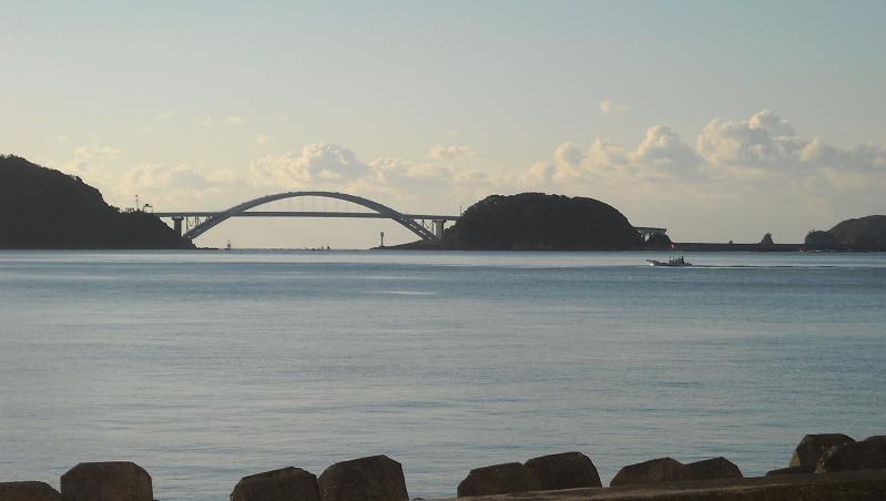 囲碁と紀伊大島 苗我島 串本大橋 囲碁と旅と花