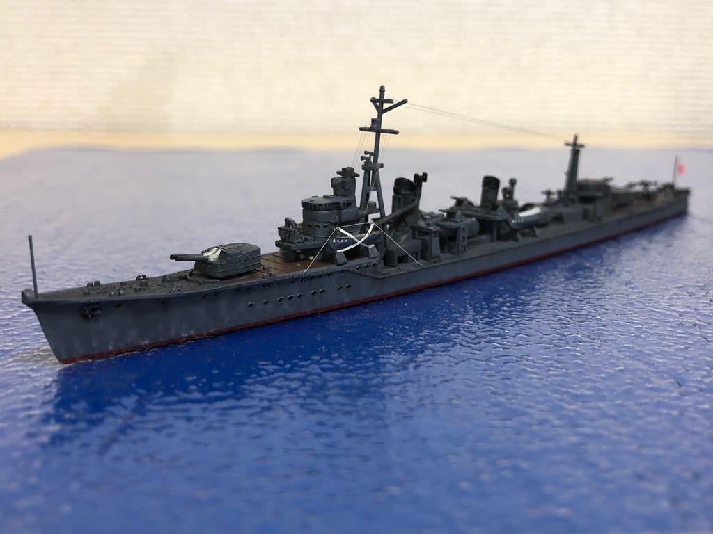 【ハセガワ】1/700 日本海軍 夕雲型駆逐艦 秋霜