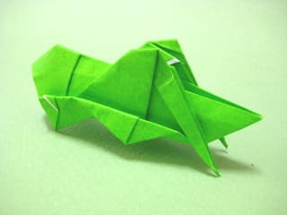 おりがみのバッタ 創作折り紙の折り方