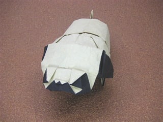 折り紙のパグ 創作折り紙の折り方