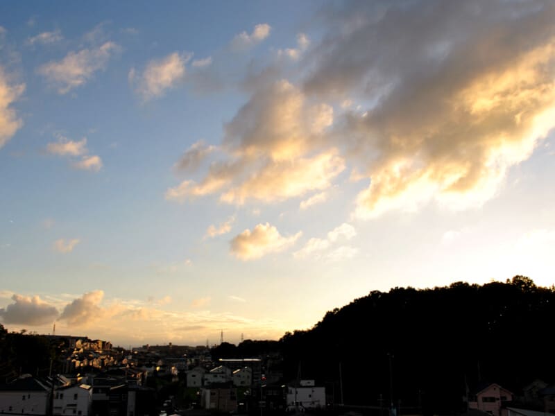 09月06日 朝霞方向 夕陽