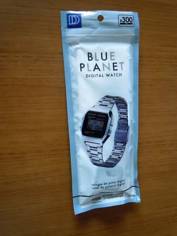 百均の腕時計 Blue Planet を買ってみた まがりかどの先に