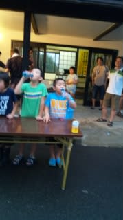 田舎の盆踊り。