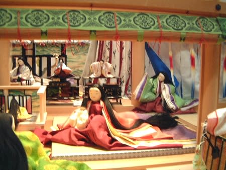 京都 風俗博物館 よみがえる源氏物語の世界 ２００６年１０月撮影 追儺 紫の君の雛あそび 晴れのち平安