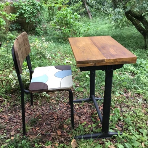 小学校の机と椅子リメイク Moga Wood