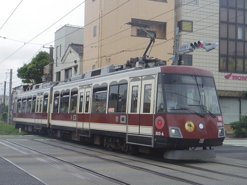 東急世田谷線の玉電110周年記念ラッピング車 - 町田営業所業務日報