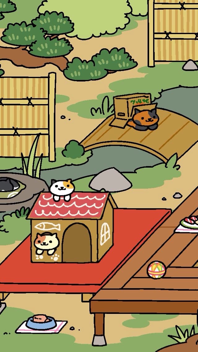 ねこあつめ ハート形 ナギソラ日記 ♪時々インコと猫♪