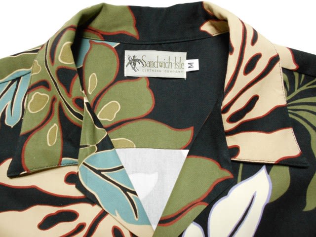 ダイナミックな南国植物柄のアロハシャツ アロハシャツ着る蔵のブログ