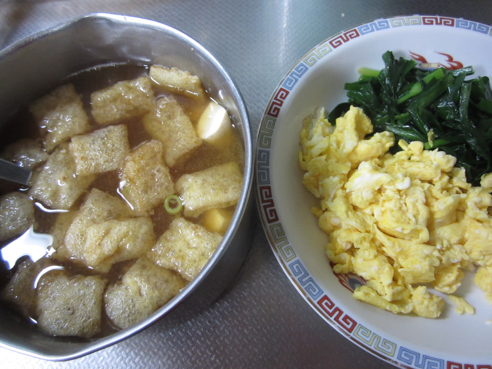 味噌汁 ニラ玉 お料理嫌いのお料理ブログ かんたんご飯