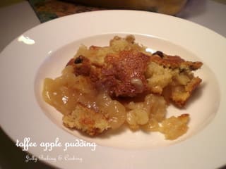 トフィーアップルプディング Toffee Apple Pudding Jolly Good Jolly Baking Cooking