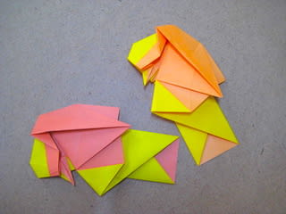 ライオンの箸袋おりがみ 創作折り紙の折り方