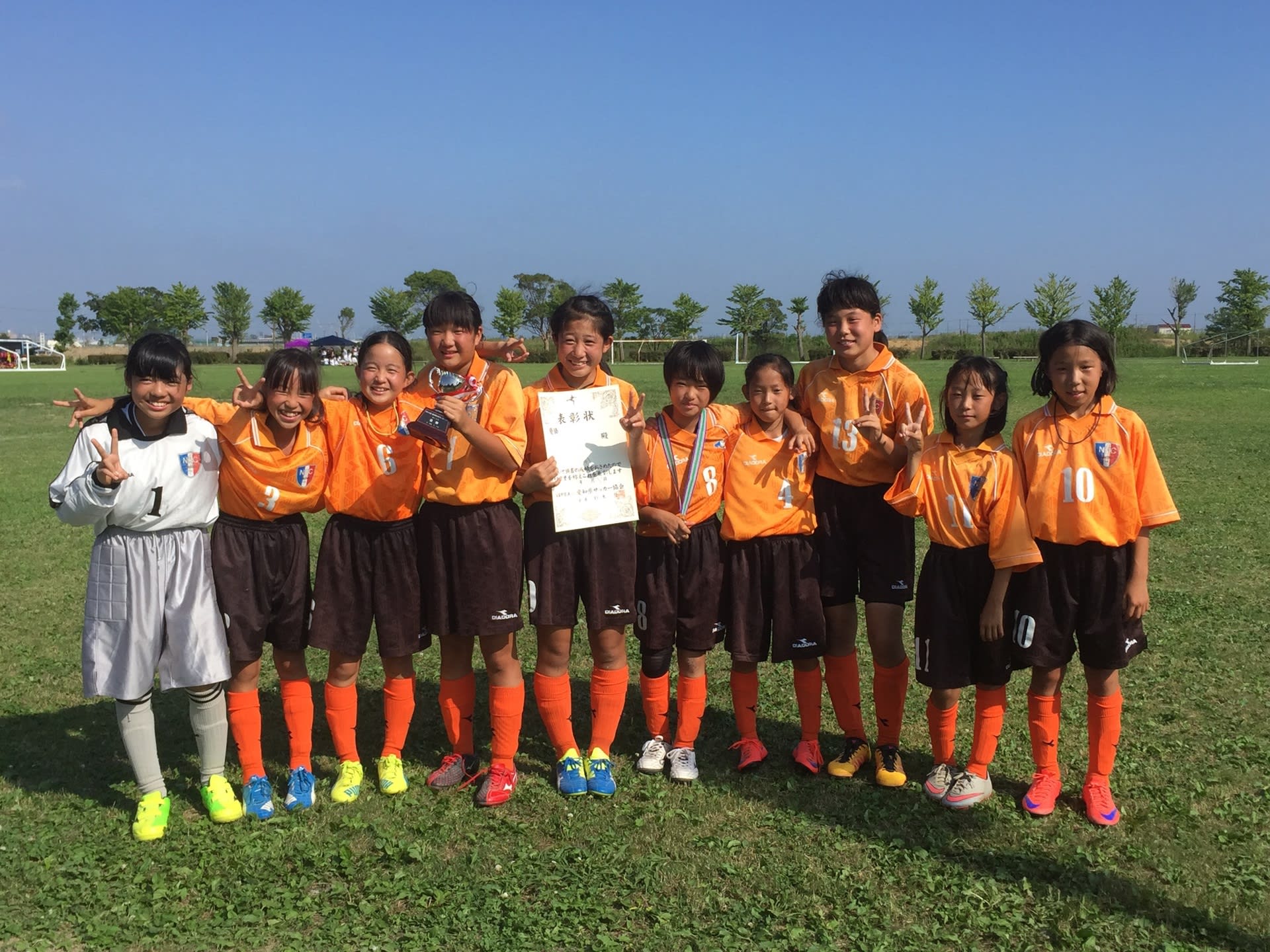 愛知県少女サッカー大会 U 12 優勝 名古屋fc ルミナス のブログ