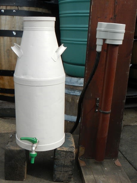 中古ミルク缶を再利用した雨水タンク もうすぐ発売します 地下水 雨水 身近な水源を賢く集め使う レインワールド