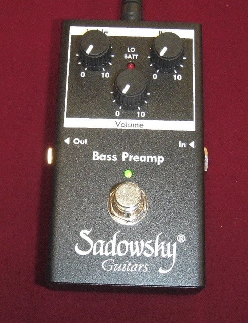 Sadowsky ベース用プリアンプ SBP-2